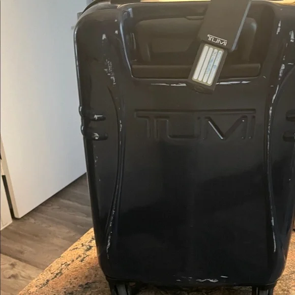 Tumi Navy Hard Shell Luggage - Picture 3 of 13
